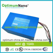 Lithium Battery Pack 48V 10ah for Electric Vehicle